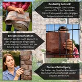 thumbnail of zaun|zu® Sichtschutzstreifen Kaminholz bedruckter Sichtschutz 2,5m x 2,0m