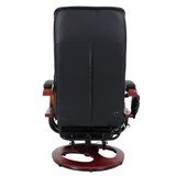 thumbnail of Relaxliege Athene mit Massagefunktion | HxBxT 118x69x143 cm |  mit Massage |  Leder |  Schwarz |  Relaxsessel Massagesessel