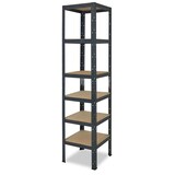 thumbnail of shelfplaza HOME 200x60x60 cm Schwerlastregal in anthrazit mit 6 Böden und 145 kg Traglast pro Boden