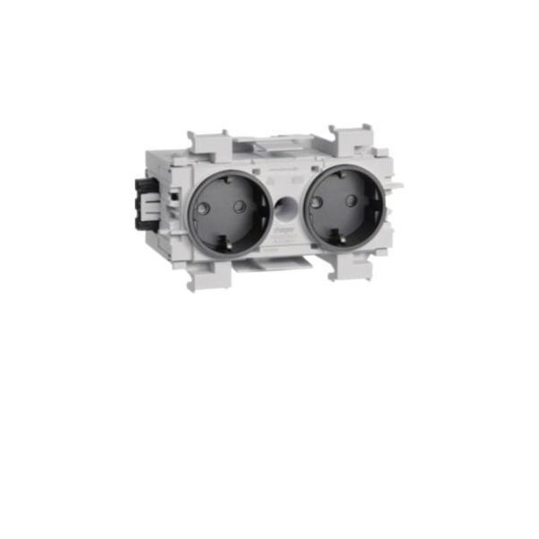 Tehalit Steckdose 2-fach gs GS2001 gsw GS20019011