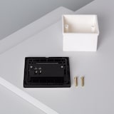 thumbnail of efectoLED Baliza LED 1.5W Empotrable Pared Negro Randy  Blanco Cálido 3000K