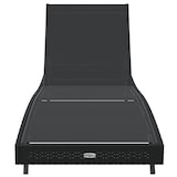 thumbnail of vidaXL Ligbed Zwart van Poly Rattan en Textilene