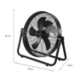 thumbnail of Unold 86725 Standventilator Black Steel mit 3-stufiger Geschwindigkeitsregelung und verstellbaren Neigungswinkel, 50 W