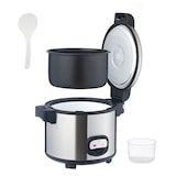 thumbnail of METRO Professional Olla arrocera GRC1950, acero inoxidable, 48x39x35 cm, Ø 34,7 cm, 12 L, rango de temp.: 155-165°C, 30 porciones en 45 minutos, plata