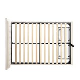 thumbnail of Bett mit höhenverstellbarem Kopfteil, Stauraum, Hydraulikfunktion, europäisches Design, Metallfüße, Schubladen, modernes Doppelbett Beige