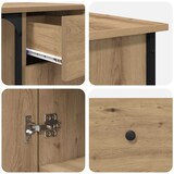 thumbnail of vidaXL Schreibtisch Artisan-Eiche 141 x 141 x 75 cm Holzwerkstoff