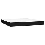 thumbnail of vidaXL Boxspringbett mit Matratze & LED Schwarz 160x200 cm Stoff