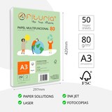 thumbnail of Paquete de folios A3 de 80gr con 50 Hojas Blancas para Uso Escolar y Entornos Laborales- Ofituria