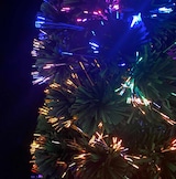 thumbnail of vidaXL Künstlicher Weihnachtsbaum Schlank mit Ständer 120 cm Glasfaser
