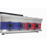 thumbnail of Gasfrit - Cocina de encimera con Gas 4 fuegos , parrilla profesional industrial  720 x 825 x 420 mm