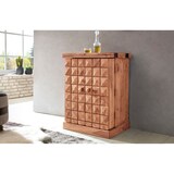 thumbnail of FineBuy Hausbar Massivholz Vitrine ausklappbar Landhausstil Barschrank Weinbar