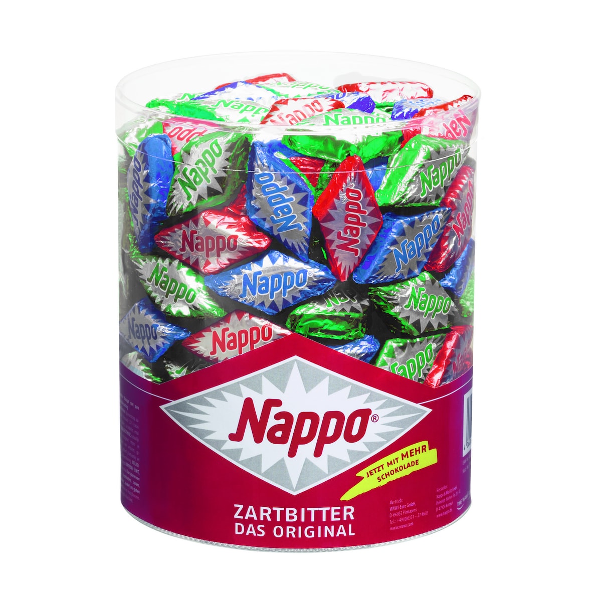 Wawi Nappo Zartbitter Das Original 200 x 6,6 g (1,32 kg)