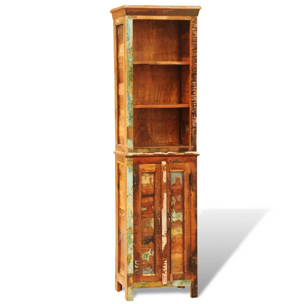 vidaXL Boekenkast oud hout massief hout vintage
