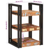 thumbnail of vidaXL Nachtkastje Bruin en zwart Massief Gerecycled Hout