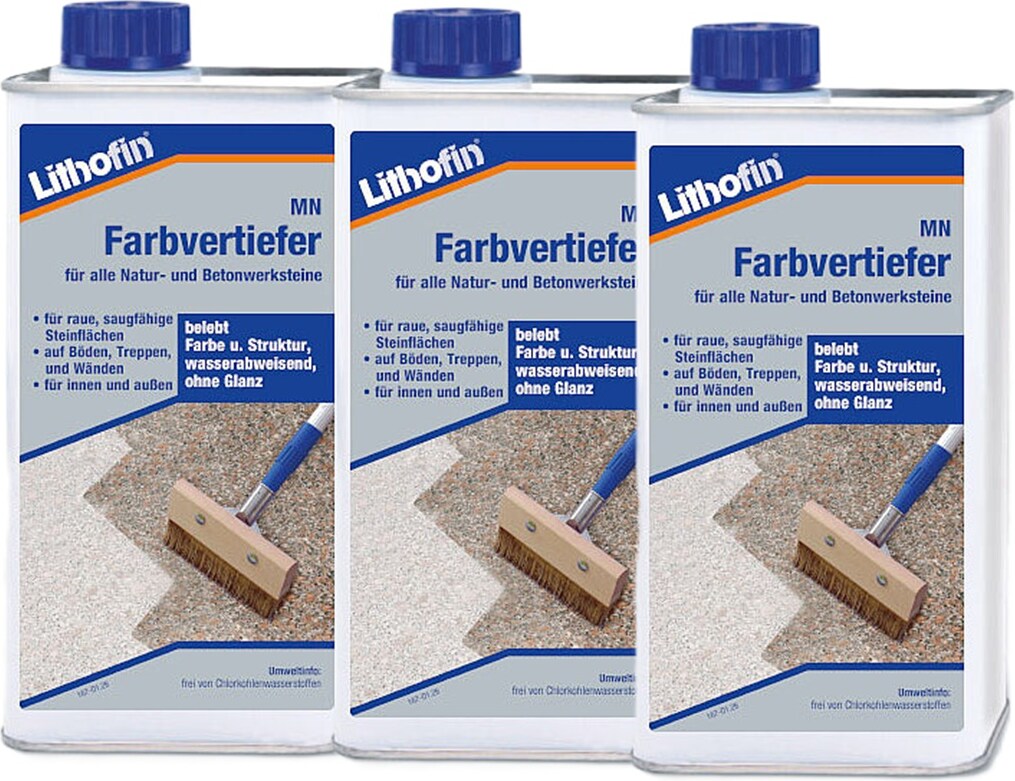 Lithofin MN Farbvertiefer 3 x 1 Liter