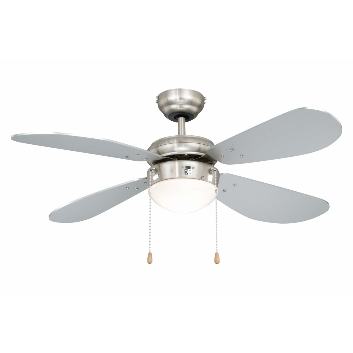 Deckenventilator Classic 105 cm Nickel / Silber 105