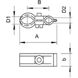 thumbnail of OBO Bettermann ISO-Spanndrahtschelle 4024 9-16 2305151