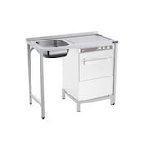 thumbnail of Fregadero Industrial de Acero Inox Hueco Lavavasos y Estante Fondo 500 Distform