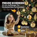 thumbnail of Casaria Weihnachtskugeln Weihnachtsbaumkugeln gold 103 tlg.