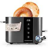 thumbnail of GOURMETmaxx Toaster, 2 Scheiben - 6 Bräunungsgrade, Touchscreen, Brötchenaufsatz