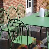 thumbnail of Chaise bistrot en métal vert cactus - Oviala