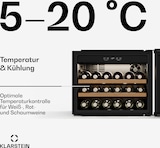 thumbnail of Klarstein Vinsider Victoria 28 Weinkühlschrank | 28 Flaschen | Touch | UV-Schutz | LED | leise | 2 Regale Schwarz