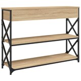 thumbnail of Table console chêne sonoma 100x28x75 cm bois d'ingénierie Modèle Atlas Office Concept