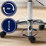 thumbnail of Taburete de trabajo de terciopelo Olinda Marrón