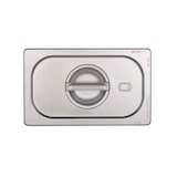 thumbnail of METRO Professional GN-container deksel 1/4, roestvrij staal 18/10, met handvat