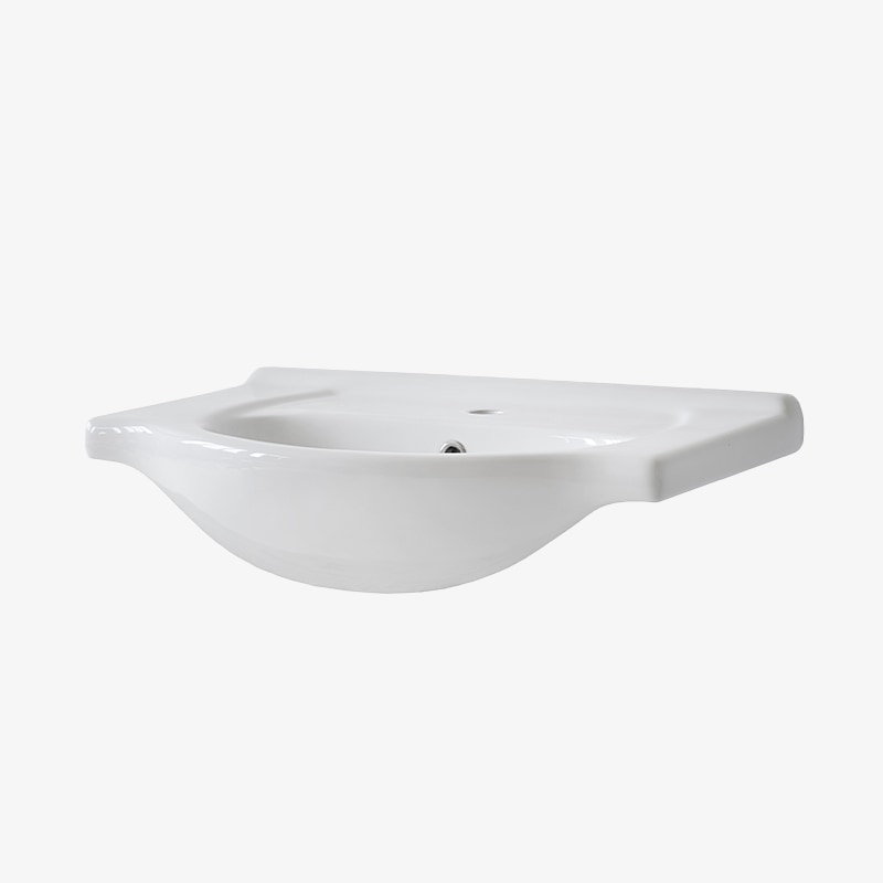 Vasque à encastrer VINTAGE 65cm blanc brillant