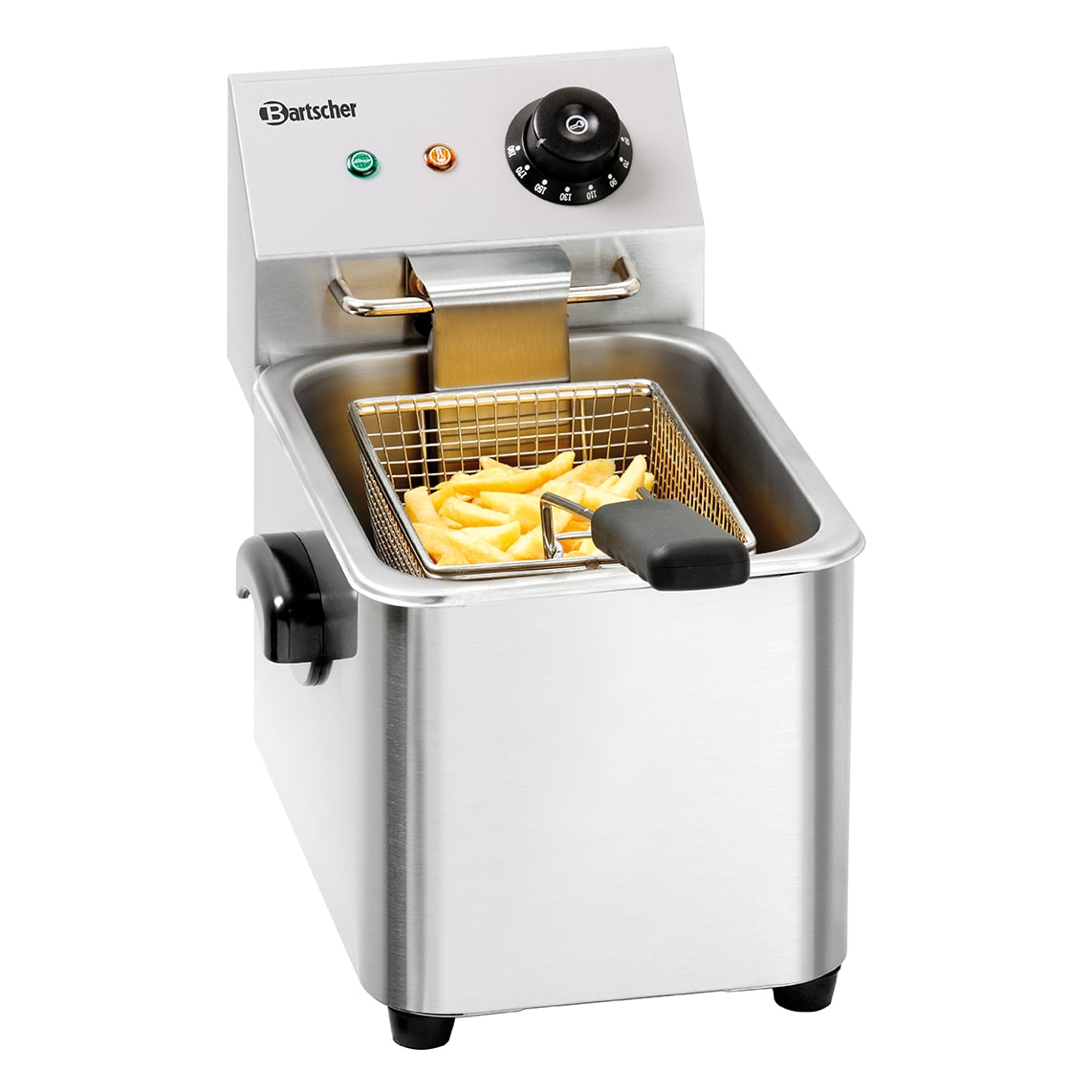 Friggitrice piccola da 4 litri in acciaio inox, 2000 W, 220 V - MONO