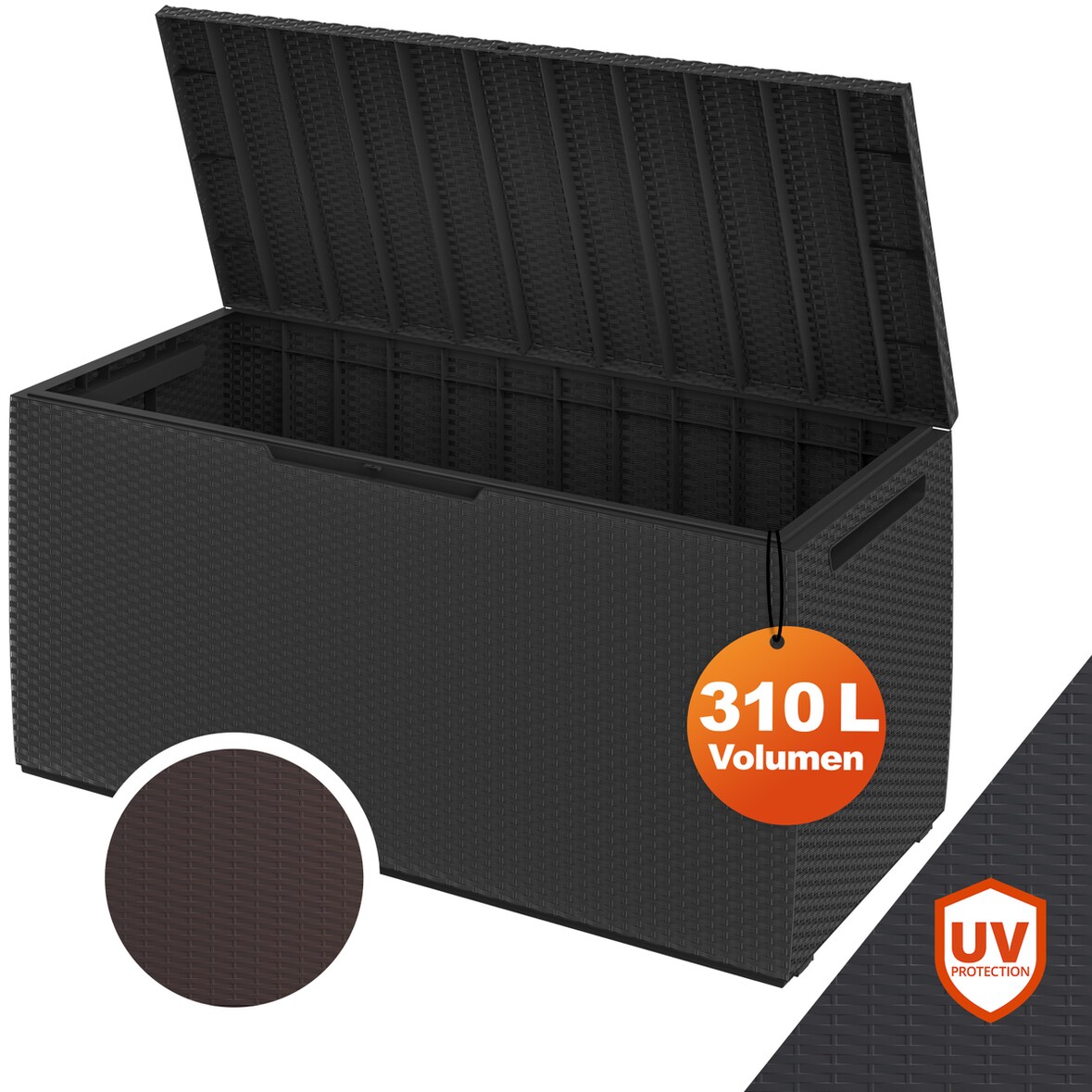 Keter Auflagenbox Capri Smart Click Anthrazit