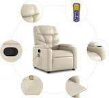 thumbnail of vidaXL Massagesessel mit Relaxfunktion, Kunstleder, Creme