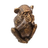 thumbnail of Lot de  3 Singes Sagesse en Résine Or H 17 cm