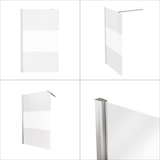 thumbnail of Walk In Dusche Begehbare Duschwand Glas Duschabtrennung Duschtrennwand Glastrennwand Glaswand mit NANO-Beschichtung