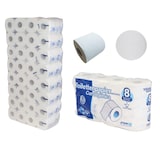 thumbnail of Toilettenpapier Paperdi, hochweiß, 100 % Zellstoff, 3-lagig, 250 Blatt, 8x8=64 Rollen im Folienbeutel #ID8S250F8