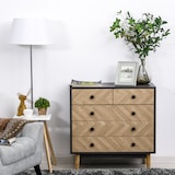 thumbnail of Cassettiera per Camera da Letto in Legno Stile Vintage Industriale