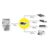 thumbnail of VALUE PCI-Express-Kaart, USB 3.2 Gen 1, 4 Poorts