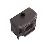 thumbnail of Estufa de leña independiente con apertura a la izquierda y CookTop - P7 (10,5 KW) ECO