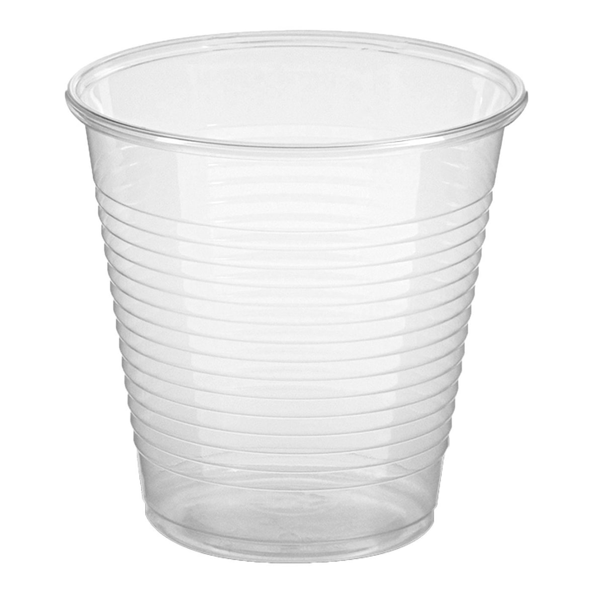 100x BIO Trinkbecher transparent klar 150 ml PLA O 70 mm