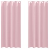 thumbnail of vidaXL Verdunkelungs-Vorhänge mit Ringen 2 pcs Babyrosa 260 x 140 cm