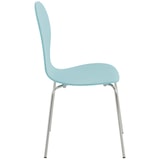 thumbnail of Lot de 4 chaises empilables en bois Diego Bleu clair