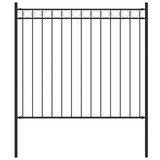thumbnail of vidaXL Tuinhek staal 1,81x0,8 m zwart