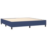 thumbnail of vidaXL Boxspringbett mit Matratze & LED Blau 200x200 cm Stoff