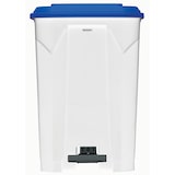 thumbnail of ROSSIGNOL Poubelle de tri 80L à pédale UTILO blanc/bleu
