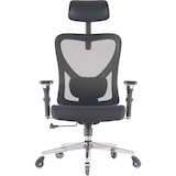 thumbnail of CLOUVOU CleverSeat, ergonomischer Bürostuhl, Rückenlehne mit Mesh Bezug, 4D-Armlehnen, 3D-Kopfstütze, BladeWheels, Schwarz