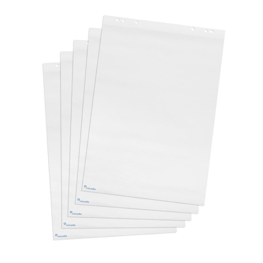 Rocada bloc papel para pizarra conferencias 5u