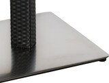 thumbnail of METRO Professional Mesa de Bar gastro Barbados Aluminium/ ratán PE, 70 x 70 x 108 cm, tablero aspecto madera, resistente a la intemperie, negro
