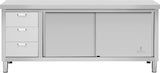 thumbnail of Royal Catering Mueble neutro de acero inoxidable - ECO - 200 x 60 cm - 600 kg -