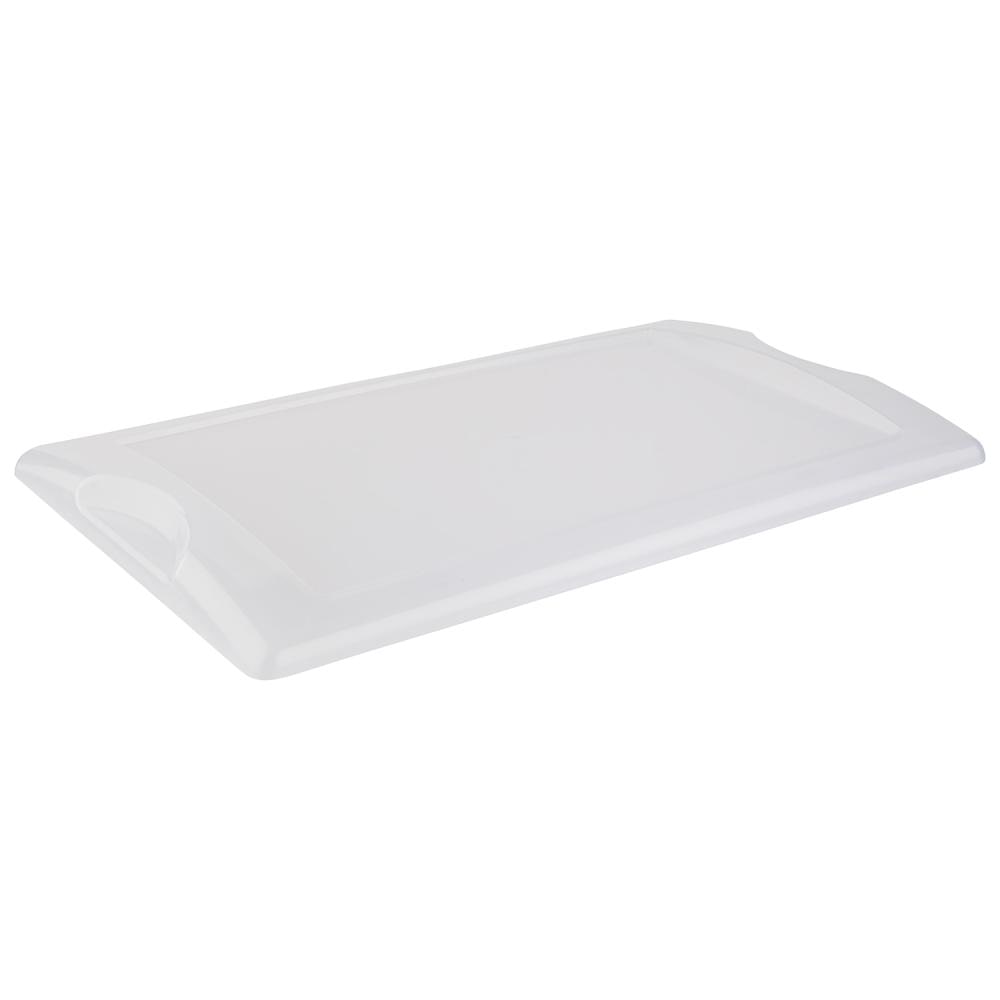 APS deksel voor bestekhouder 53 x 32,5 cm, H: 4 cm, polypropyleen, transparant
